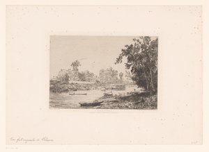 Utsikt over Seinen ved Neuilly À Neuilly (Seine) (tittel på objekt)