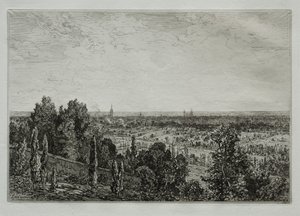 Bordeaux, Utsikt fra kysten av Cénon av Maxime Lalanne