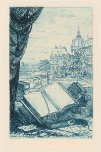 Frontispis til «Un bouquiniste parisien : le père Lécureux» av Maxime Lalanne