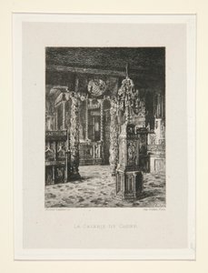 The Oak Gallery, pl. 6 fra suiten At Victor Hugo (Victor Hugo). av Maxime Lalanne