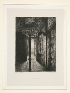 Vestibylen, pl. 3 fra suiten At Victor Hugo (Victor Hugo). av Maxime Lalanne
