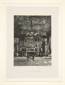 Le salon rouge (Det røde rommet), pl. 5 fra suiten Chez Victor Hugo (Victor Hugo av Maxime Lalanne
