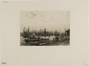 Bordeaux havn av Maxime Lalanne