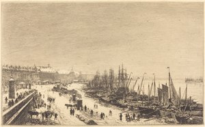 Bordeaux havn av Maxime Lalanne