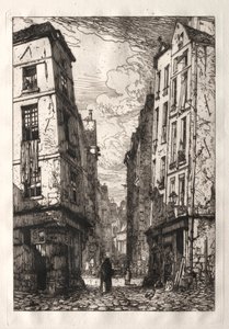 Rue des Marmousets (Gamle Paris) av Maxime Lalanne