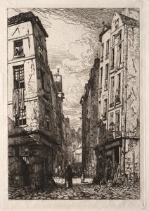 Rue des Marmousets (Gamle Paris) av Maxime Lalanne