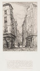 Rue des Marmousets (Gamle Paris) av Maxime Lalanne
