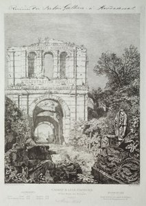 Ruinene av Gallien-palasset i Bordeaux, 1866-1868. av Maxime Lalanne