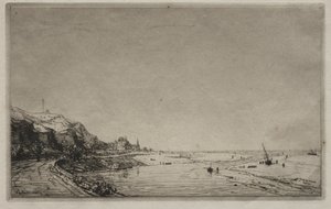 Utsikt fra Port du Dives (Calvados) av Maxime Lalanne