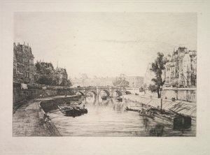 Utsikt fra St. Michel-broen av Maxime Lalanne