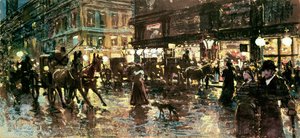 Ringstrasse om natten, Wien