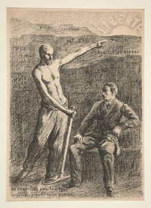 Hyllest til oberst Pecquart av Maximilien Luce