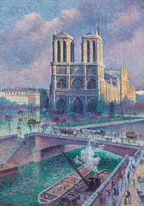 Vår Frue av Paris, 1900 av Maximilien Luce
