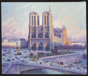 Notre Dame, Paris, Utsikt fra Quai Saint-Michel, 1901-04