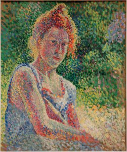 Portrett av en ung kvinne av Maximilien Luce