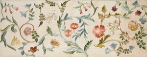 A Garden Piece, 1938 (broderi, ull og silke på lin) av May Morris