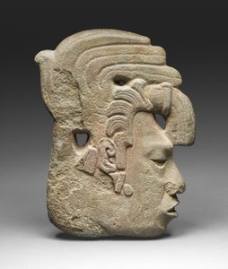 Kongelig profil, 650-800 e.Kr av Mayan