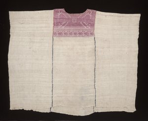 Cofradia huipil, sannsynligvis ca. 1875 (bomull, silke) av Mayan Mayan
