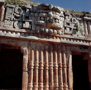 Utsikt over palasset av Mayan Mayan