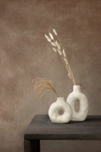 Jordnære keramiske botaniske motiver av Mayra Pama