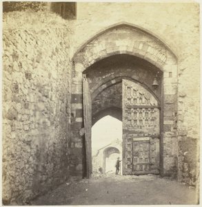 Portaal van Carisbrooke Castle Carisbrooke; Gateway (tittel på objekt) av McLean and Melhuish