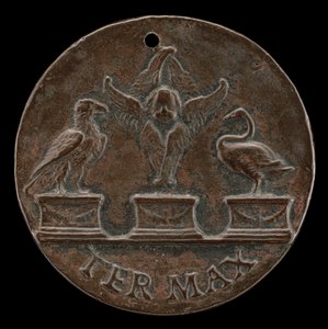 Cherub, Swan og Eagle [revers], ca. 1513. av Mea