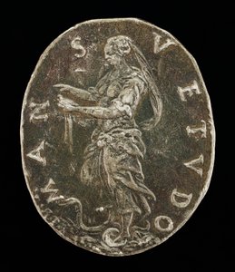 Mildhet som står på en slange [omvendt]. av Medallist T.R.