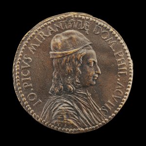 Giovanni Pico della Mirandola, 1463-1494, filosof og poet. av Medallist T.R.