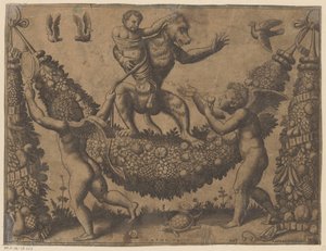 Putti håner en ape Tapestries of the Pope (serietittel) Tapezzerie de Papa (serietittel)