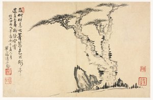 Landskap i forskjellige stiler etter gamle mestere, 1690.