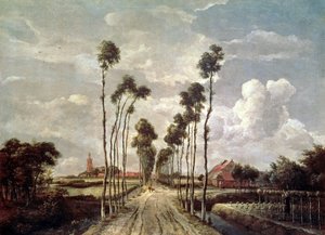 Avenyen ved Middelharnis av Meindert Hobbema