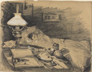 Kunstnerens studio av Melchior Lechter