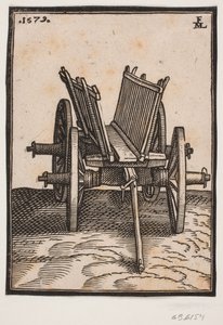 En tatarisk gårdsvogn av Melchior Lorck