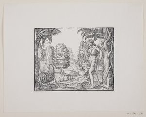 Døperen Johannes i ørkenen av Melchior Lorck