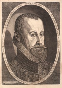 Portrett av kong Frederik II av Melchior Lorck