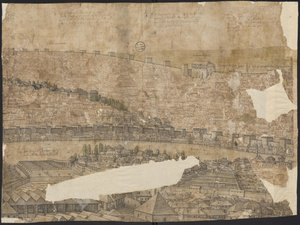 Prospekt av Konstantinopel, ark 16, Melchior Lorck, 1559 av Melchior Lorck