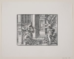 Bebudelsen av Jomfru Maria av Melchior Lorck