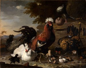 Fred i hønsegården av Melchior de Hondecoeter