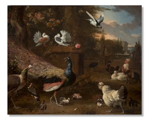 Menasjeriet, ca. 1680 av Melchior de Hondecoeter