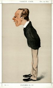 En radikal leder, Henry Fawcett MP, britisk politiker og økonom, 1872.