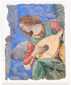 Musikkskapende engler, rundt 1480 (fresco)