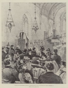Åpning av den restaurerte kirken i Shernbourne av HRH Prince of Wales, 24. desember av Melton Prior