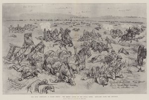 Boer-ambuskaden ved Koorn Spruit, den heroiske aksjonen til Royal Horse Artillery redder situasjonen av Melton Prior