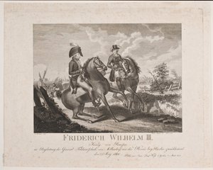 Frederik Wilhelm II av Preussen og feltmarskalk Möllendorf