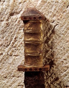 Merovingerkunst: Handle of Spee, 600-tallet. Gaule, National Museum of Archaeology of Saint Germain en Laye