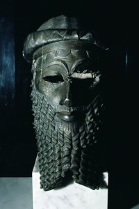 Leder for Sargon I (ca. 2334-2279 f.Kr.) 2334-2200 f.Kr. (kobber) (se også 187024) av Mesopotamian