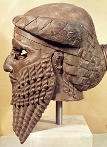 Leder for Sargon I (ca. 2334-2279 f.Kr.) 2400-2200 f.Kr. (kobber) (se også 187024)
