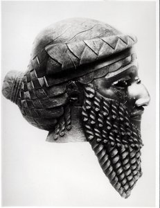 Leder for Sargon I (ca. 2334-2279 f.Kr.) 2400-2200 f.Kr. (kobber) (se også 189592)