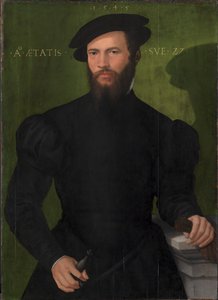 Portrett av en gentleman på 27 år av Mesteren fra 1540