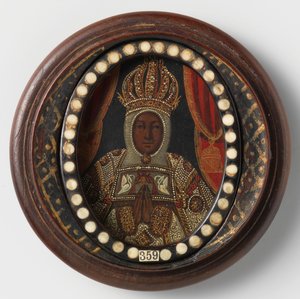 Svart Madonna, anonym, 1650-99 av Mexican School